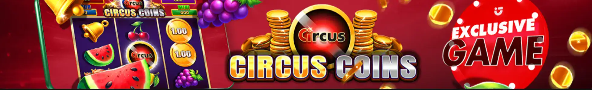 Bannière bonus casino Circus Coins